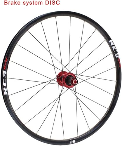 Miniatura 7 de ZECHAO Rueda de ciclo de 2627.529 pulgadas, tambor de flores de fibra de carbono delantero, 2 traseros, 5 rodamientos, 24 agujeros, accesorios de