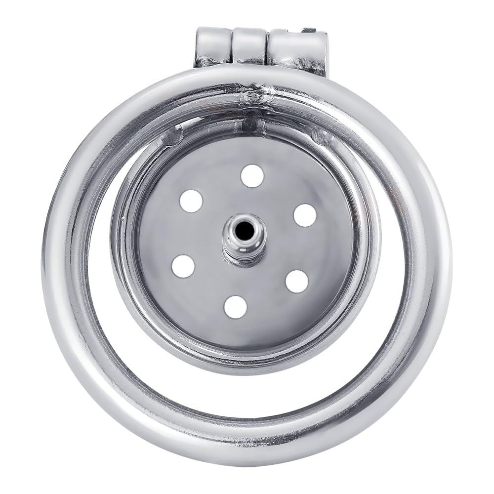 Chastity Cage Jaula De Castidad Para Pene Jaula De Metal Para El Pene Juguetes Eróticos Para Adultos (L,45MM)