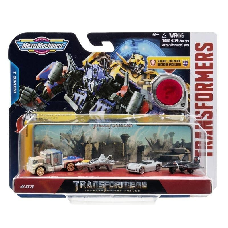 MicroMachines Micro Machines Series 1#03 Optimus Starscream Side Swipe Jetfr