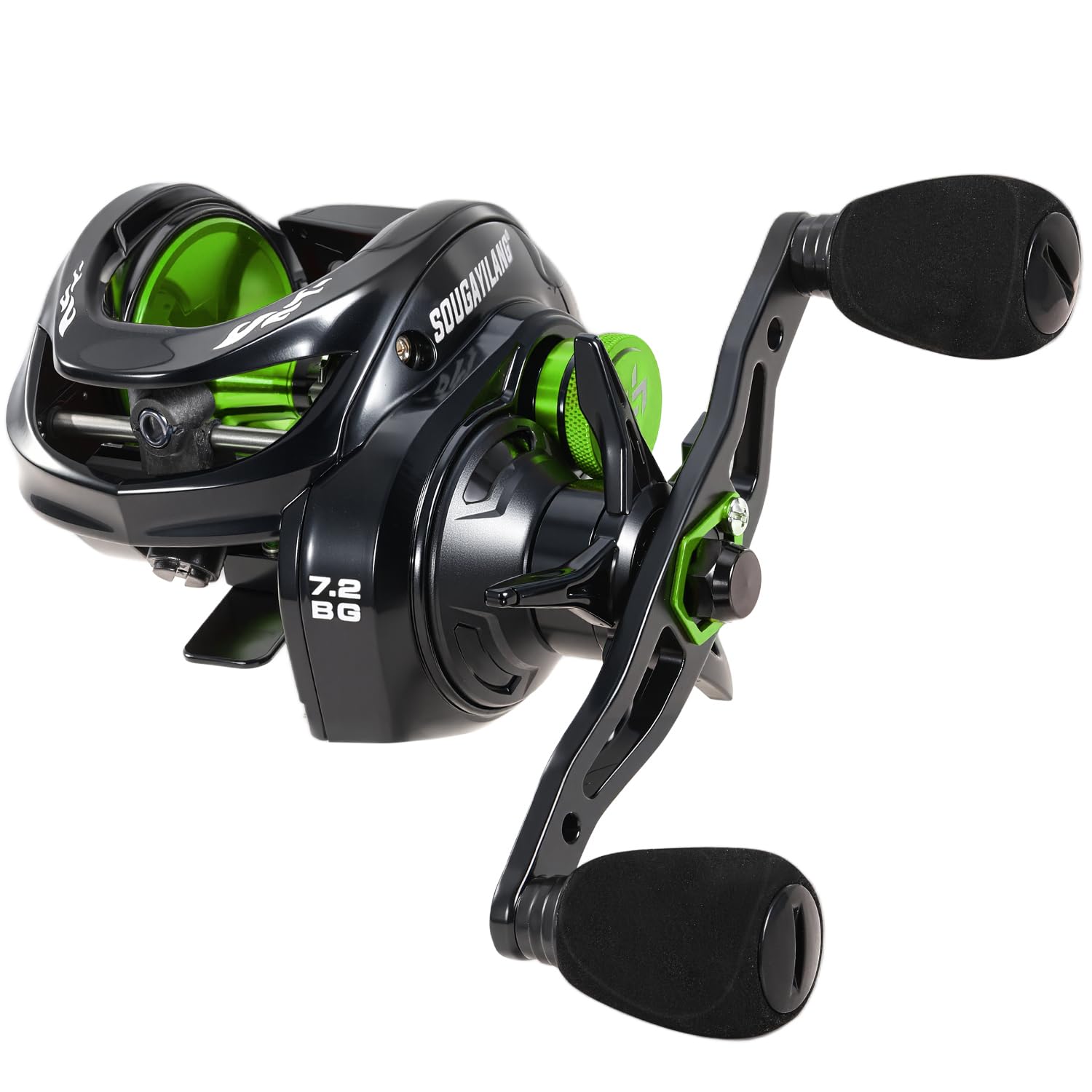Yun Nong LXC Baitcasting Reel – 7.2:1 High-Speed Gear Ratio, 36LB Carbon Fiber Drag, Magnetic Braking System – Suitable for Saltwater & Freshwater Fishing