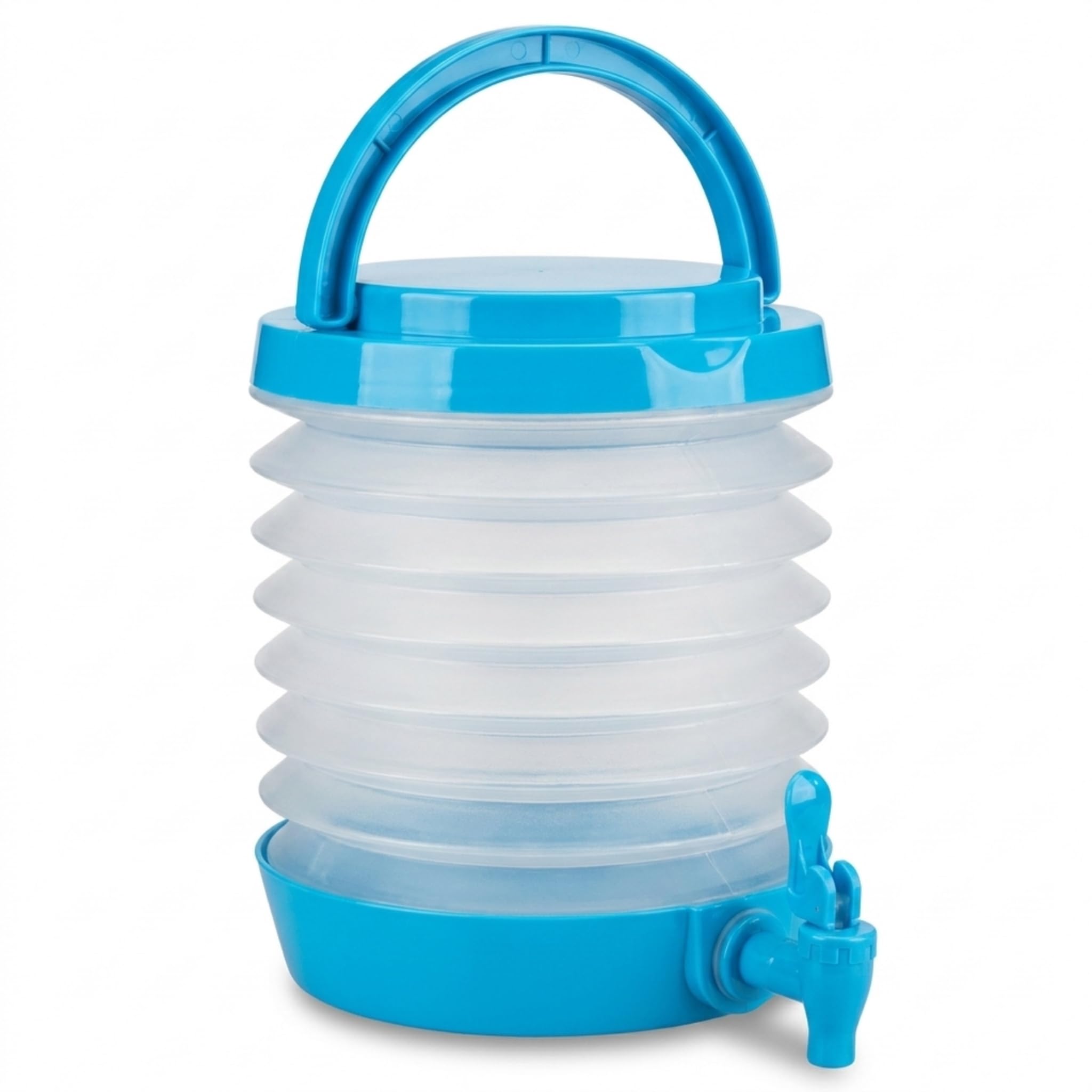 Liberty Leisure Collapsible Water Carrier With Tap 5.5L Portable Camping Water Container Foldable BPA Free Outdoor Caravan Festival Hiking Picnic