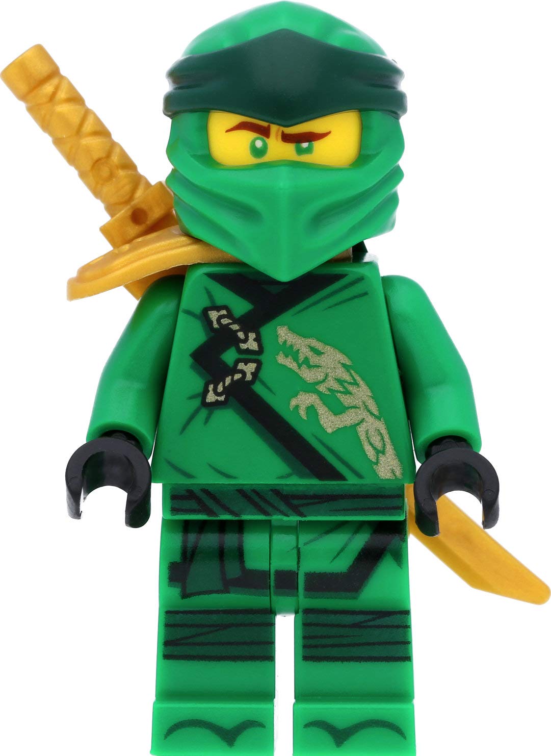 LEGO Ninjago Mini Figure Lloyd (Legacy) with Shoulder Armour and Swords