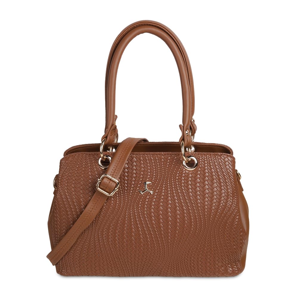 mochi Women's Fashionable Faux Leather Satchel Bag-picture-31