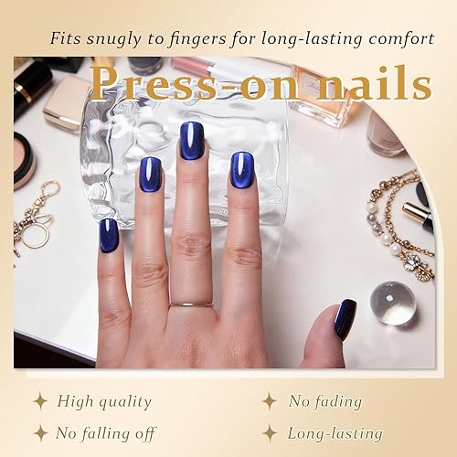 Vista 121 de evpct-Kit de 2 piezas de polvo metálico dorado y plateado con efecto espejo cromado para uñas; pigmento de uñas holográfico iridiscente camaleónico