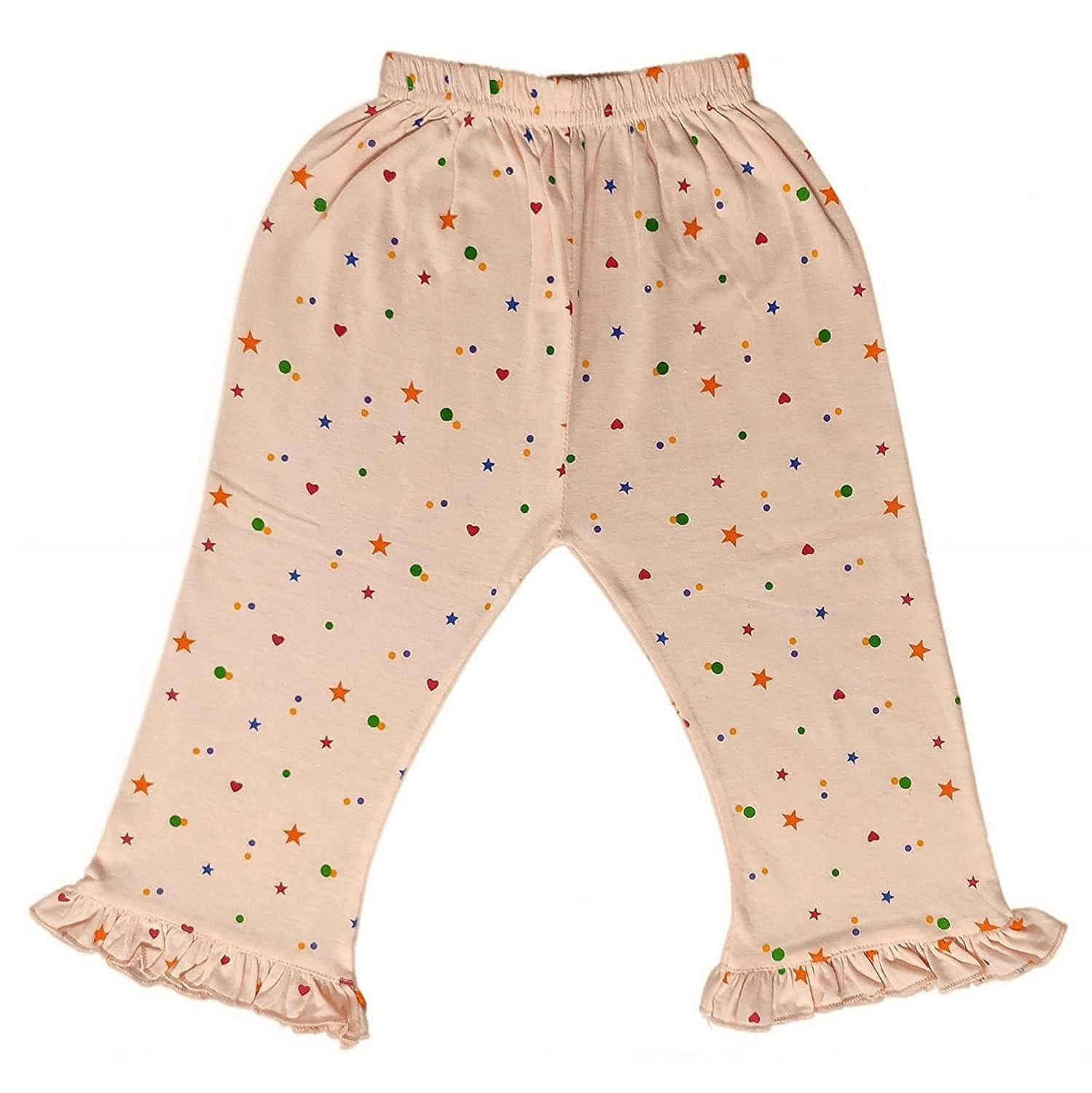 |Baby Jackson| Soft Pure Cotton Night Suit for Baby Girl Pack of 1 (1-2 Years) Orange 2