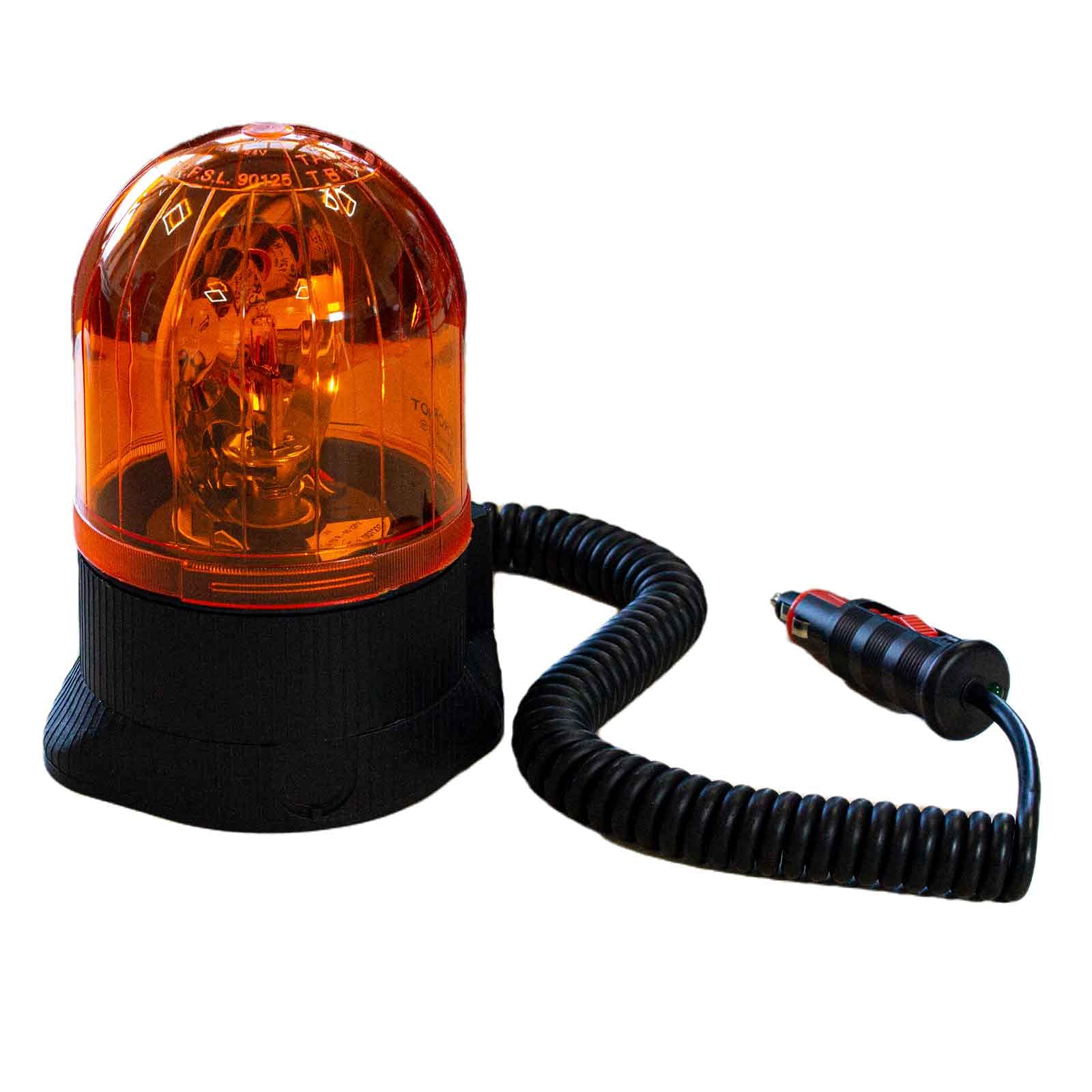 Gyrophare magnétique 12V orange Microrot pour véhicule