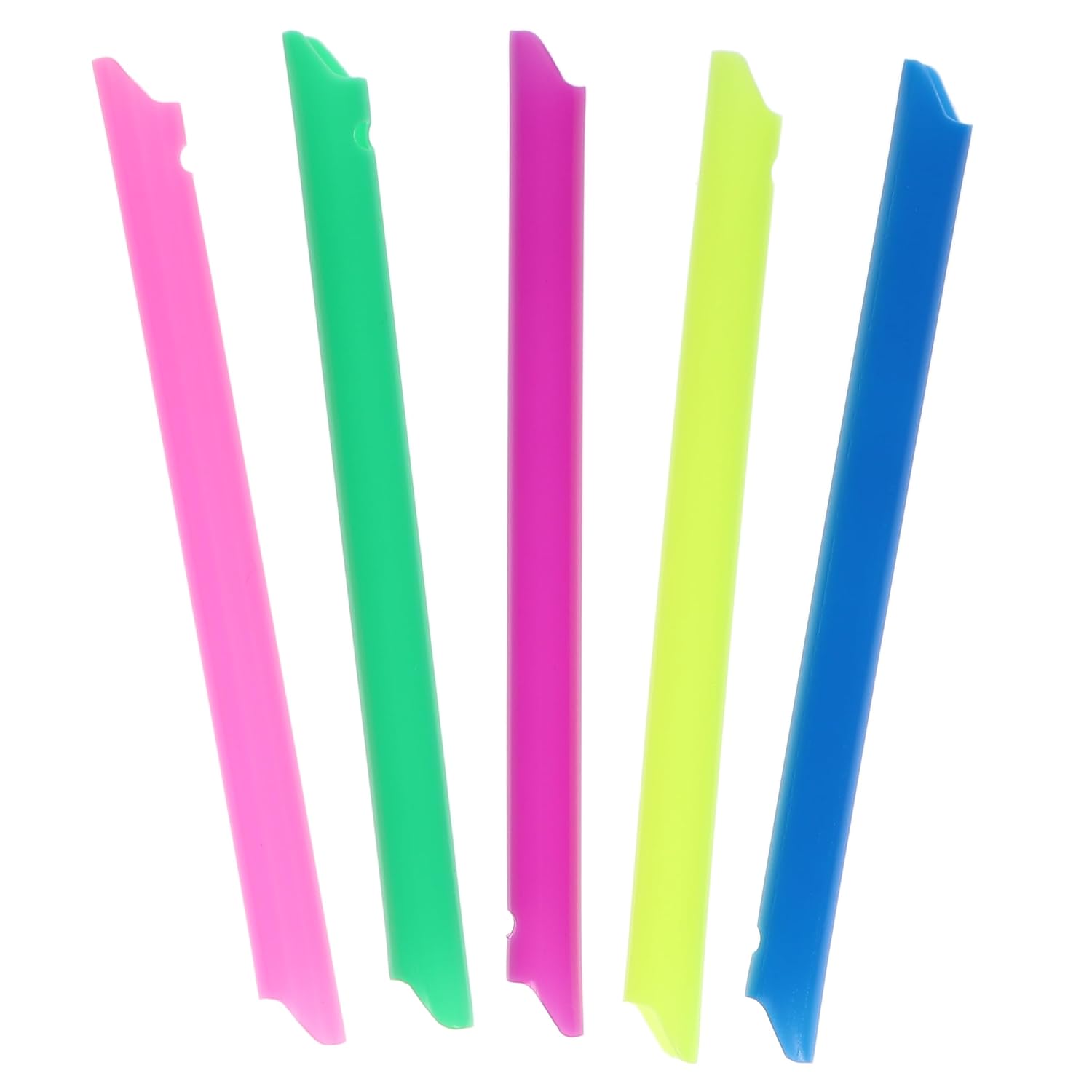 HSB 100648, High-Volume Evacuator Tips, Dual-Purpose, Smooth Edges, Fits All Standard Hoses, Disposable Suction Tips for Dental Procedures, HVE 5, Assorted Colors, 100/Pk