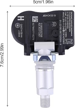 4Pcs Tire Pressure Sensors Replacement TPMS Tyre Pressure Monitor System 433MHz Compatible for Jaguar F-Type 2018-2021 Replaces GX631A159AA LR070840