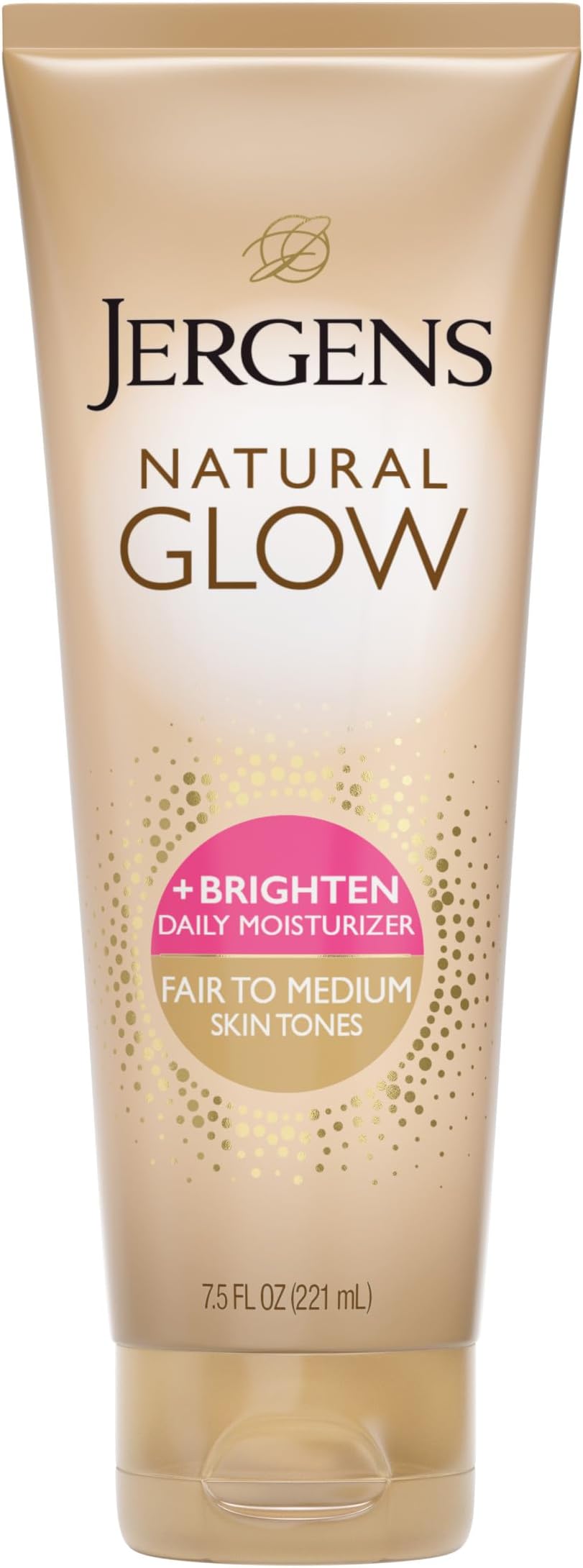 Natural Glow Self Tanner Body Lotion, Sunless Tanning, Fair to Medium Skin Tone, Daily Moisturizer with Coconut Oil, Vitamin E and Antioxidants, 7.5 Oz