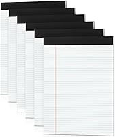 Vista 14 de 10 Blocs de Notas Legales de 4x6 Pulgadas Rayados con Líneas Perforados, Bloc de Escritura, Blocs Pequeños para Lista de Compras, Lista de Tareas
