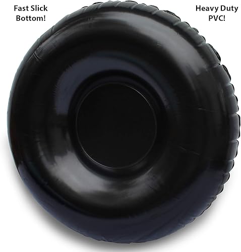 Miniatura 6 de Deslizador flexible para nieve Flotador inflable redondo de piscina, para niños y adultos