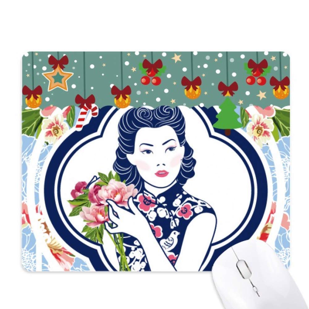 Alfombrilla de ratón floral china: antideslizante para juego y oficina 5