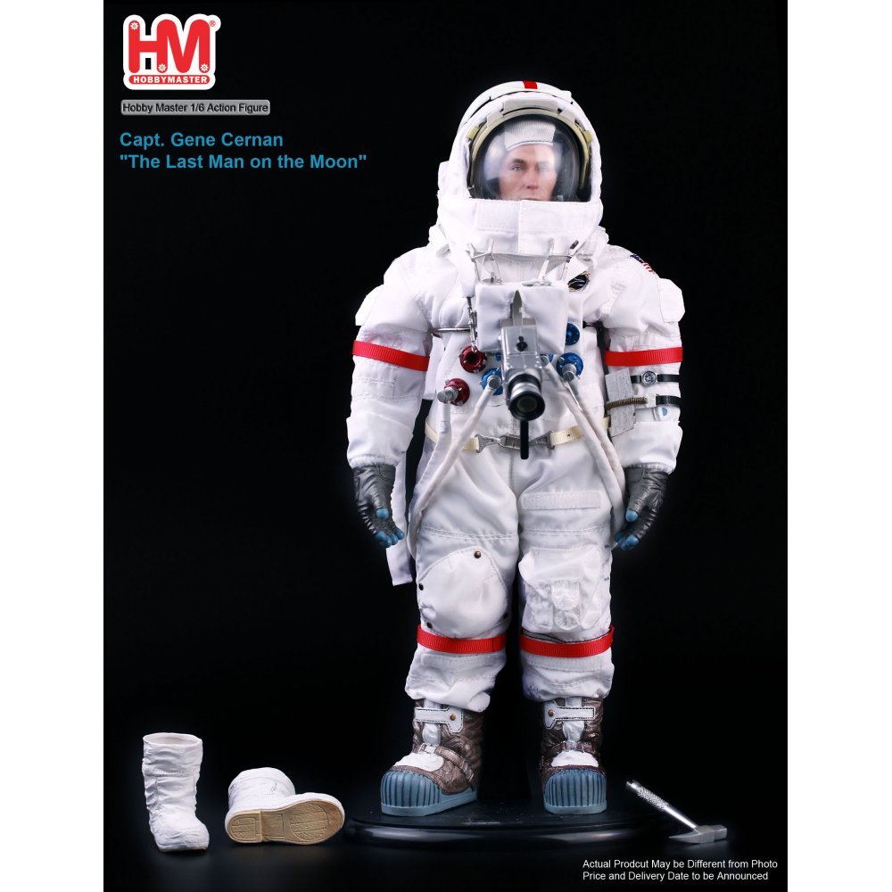 アポロ17号　船長　「ジーン・サーナン（Gene Cernan）サイン宇宙飛行士 Amazon.co.jp: 1/6 アクションフィギュア アポロ17号船長 “ユージーン