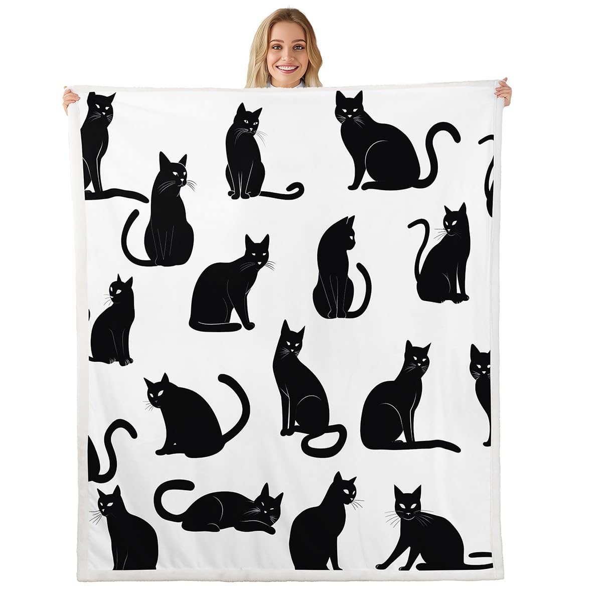 Couverture polaire chat chaude et thermorégulatrice pour toutes les saisons