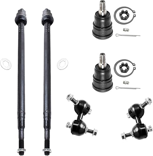 Miniatura 372 de Detroit Axle - Kit de suspensión delantera de 10 piezas para Chevy Aveo Aveo5 Pontiac G3 Wave 2 Ready Struts Assembly 2 Enlaces de barra