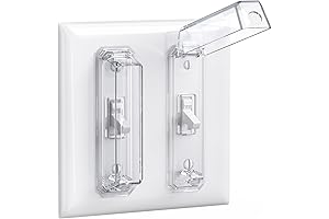 Clear 2 Pack Child Proof Wall Switch Cover Guard