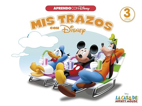 Mis trazos con Disney (3 años) (Disney. Primeros aprendizajes) (Aprendo con Disney)