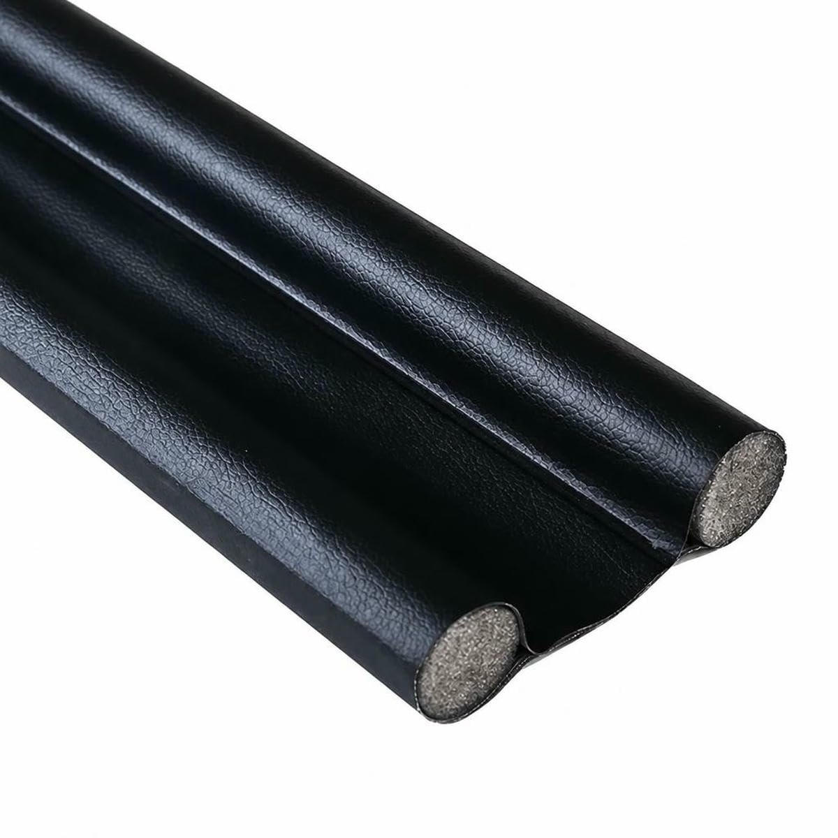 Waterproof Seal Strip Draught Excluder Stopper Door Bottom Wind Sweep Blocker Dust-proof Blocker Sealer Soundproof Seal Strip-Black