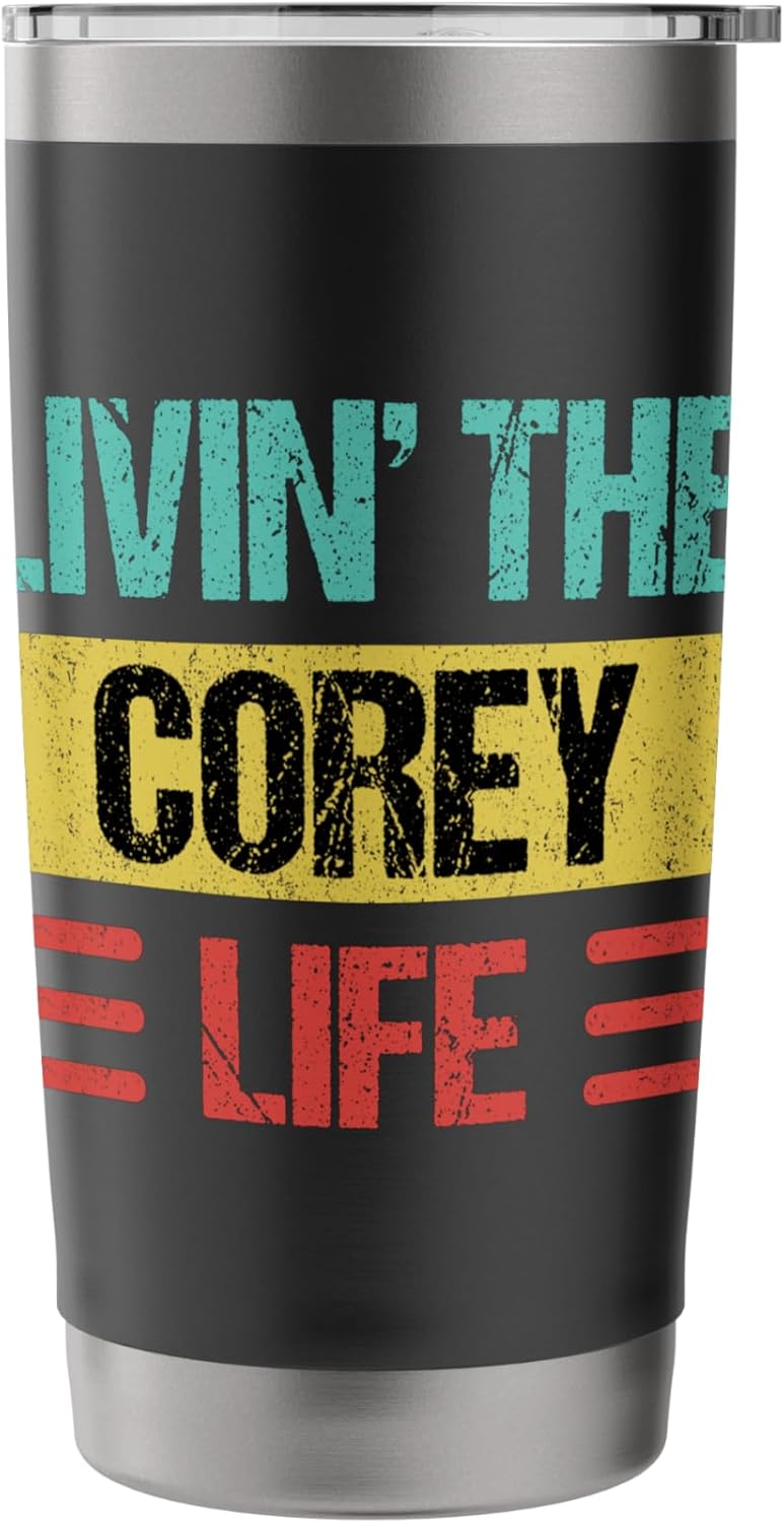 Corey Name Stainless Steel Insulated Tumbler - Image 3