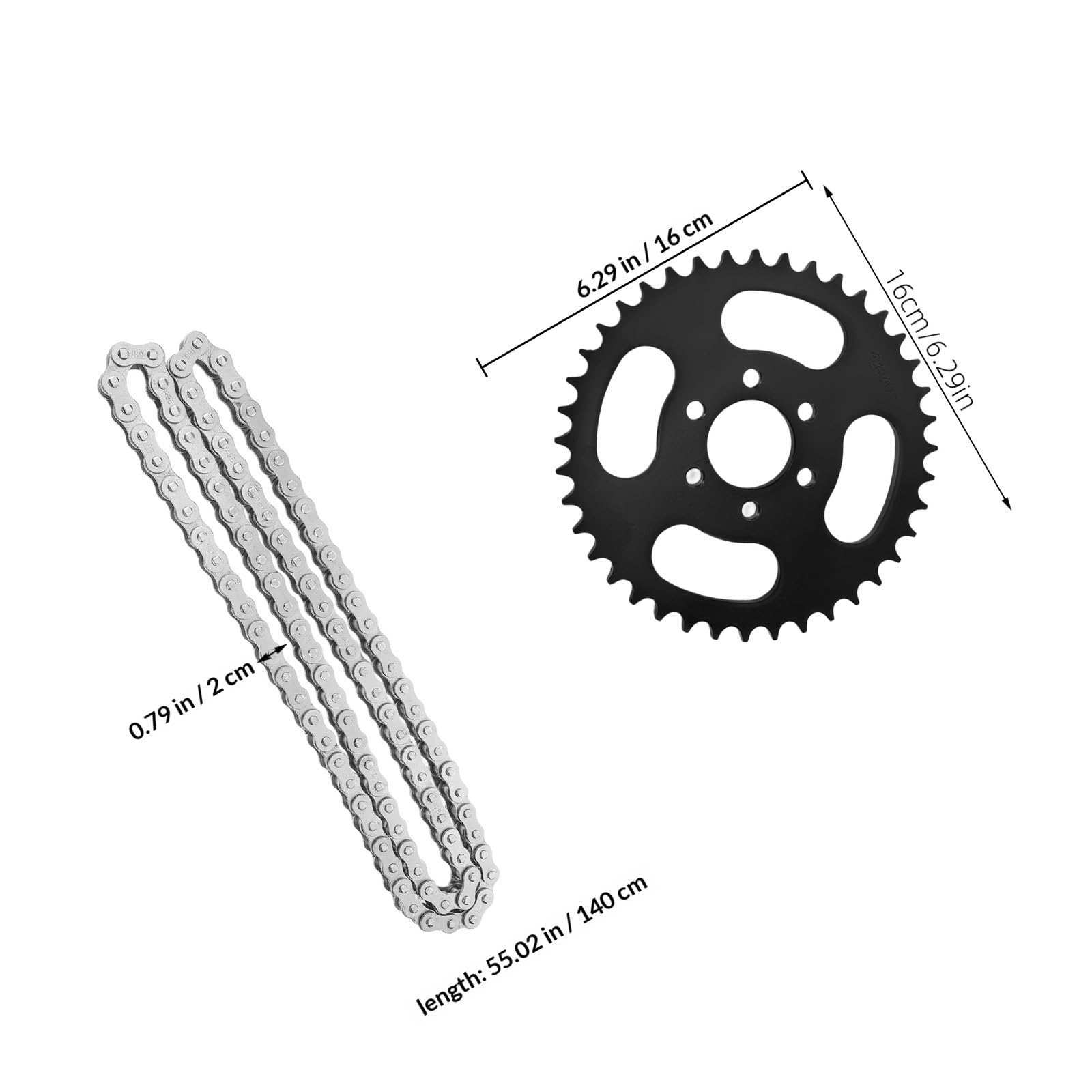 Piñón de Cadena para Atv 125-250cc de Hierro, Tracción