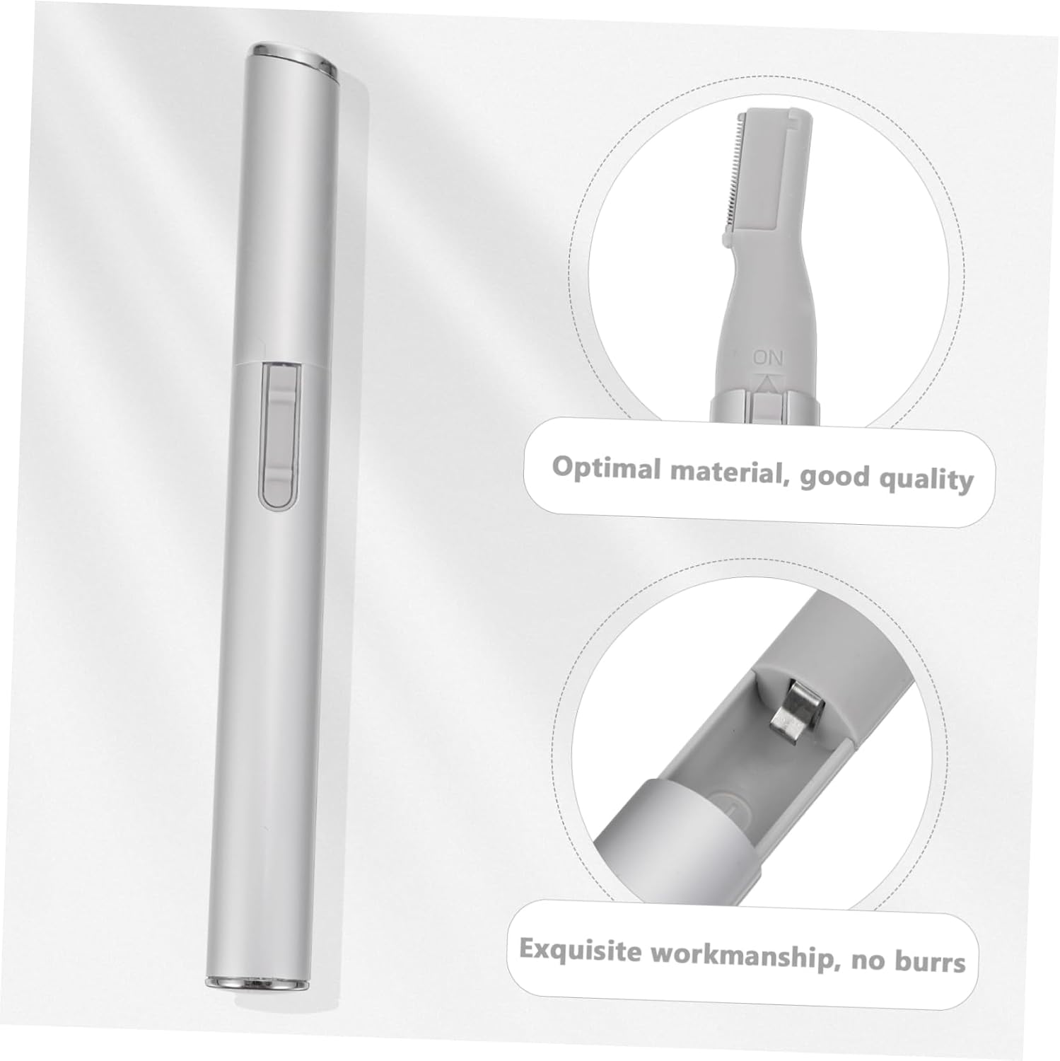 2sets Eyebrow Trimmer Removal Tool for Women Precision Eyebrow for Facial Hair Nose and Beard Grooming for Personal Care Finish No Battery Included
