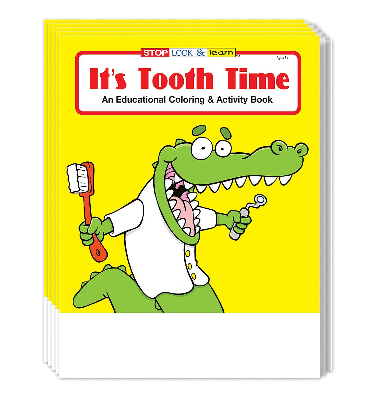 ZoCo It's Tooth Time Educational Coloring Books for
