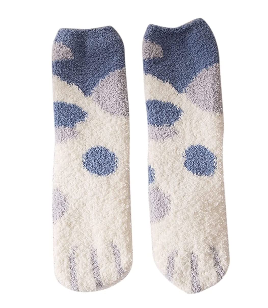 Wintersocken Bettsocken 10 Paar Niedliche Winter-Thermosocken, Superweiche, Kuschelige, Mit Fleece Gefütterte, Mittelgroße Schlauchsocken Warme Flauschige Socken