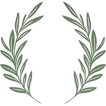 AIM & GGKK Sage Green Metal Olive Branch Leaf Wall Decor - Rustic Botanical Metal Wall Art for Living Room, Bathroom, Dining Room - Elegant Leaf Art Decor
