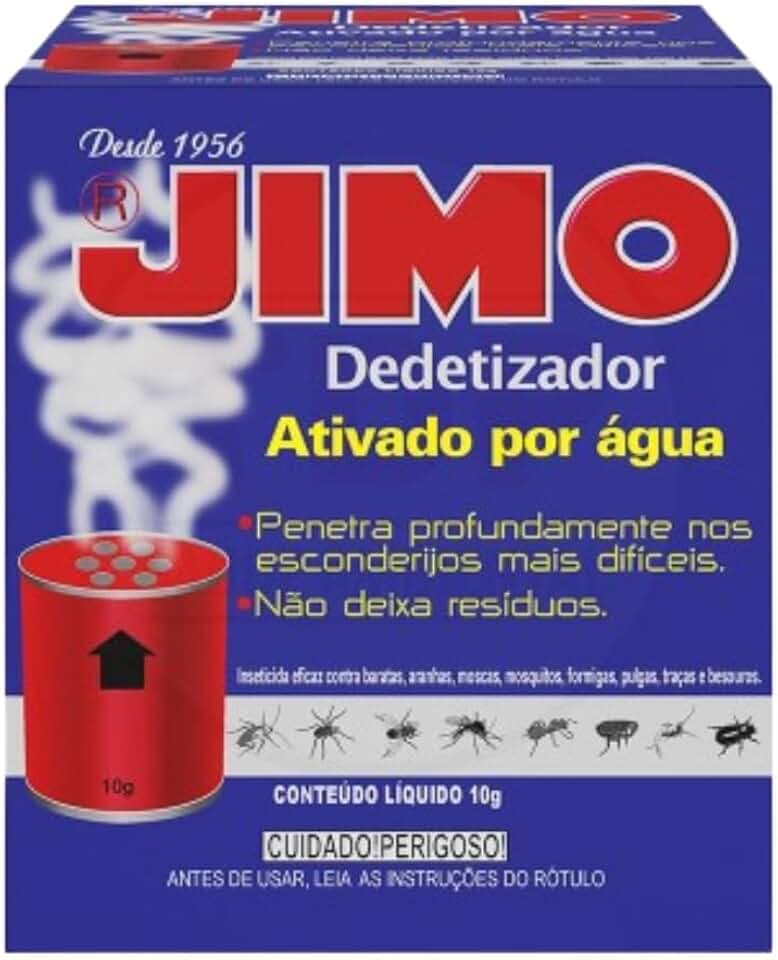 Dedetizador Jimo Ativado Por Água Unidade Com 10g Mata Barata Aranha Pulga Traças Mosquito