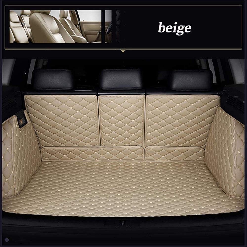 OxxPro Car Boot Liner Protector for Jaguar XF 2016 2017 Waterproof Car Boot Cover Car Accessories, Beige