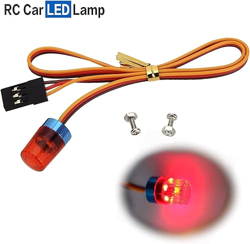 Miniatura 2 de 2 luces LED ultra brillantes de policía, lámpara estroboscópica de flash giratorio, 5 modos para 18 110 114 RC coche extinción de incendios