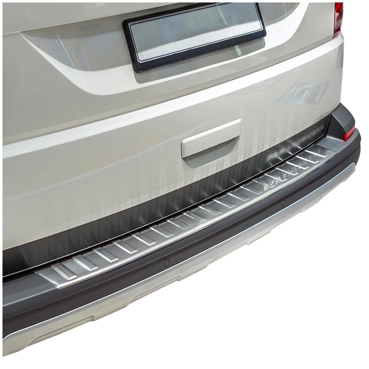tuning-art L177 Protezione paraurti per Volkswagen T6 Multivan Caravelle 2015-07/2024 Acciaio Inox
