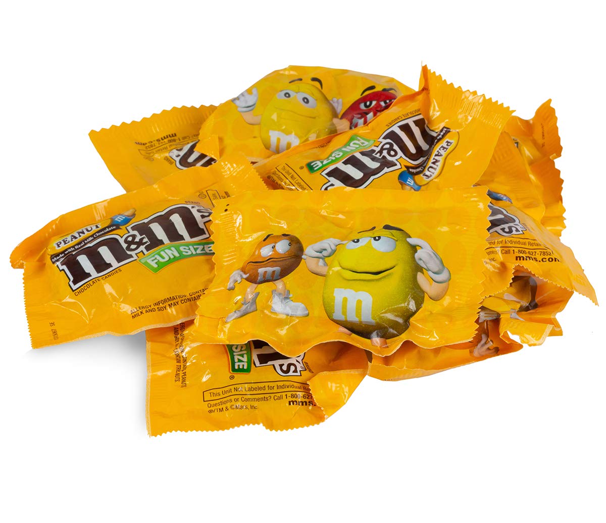 Peanut M&Ms - 3 LB Bulk Chocolate Covered Peanuts - Goodie Bag Filler Chocolate Packs - Fun Size M&Ms Bags
