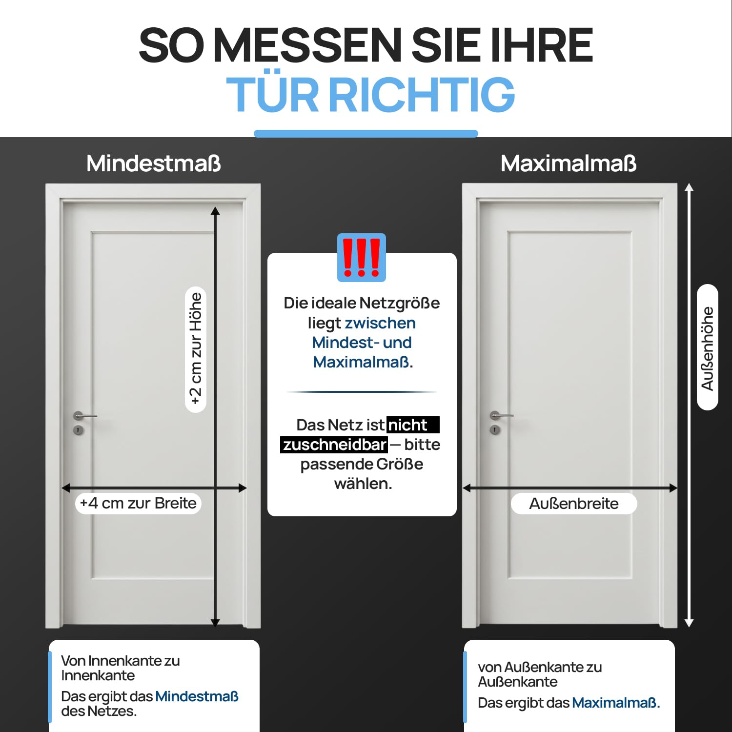Door easy Zanzariera magnetica 185 x 220 cm [Robusta fibra di vetro e magneti extra forti] - zanzariere tende per finestre, porta balcone, porta finestra - fai da te attrezzi