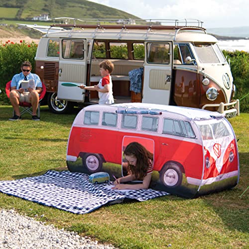Volkswagen Camper Van Kids Pop Up Tent - Official VW UPF50+ Foldable Play Tent for Girls Boys - Multiple Colours - Image 2