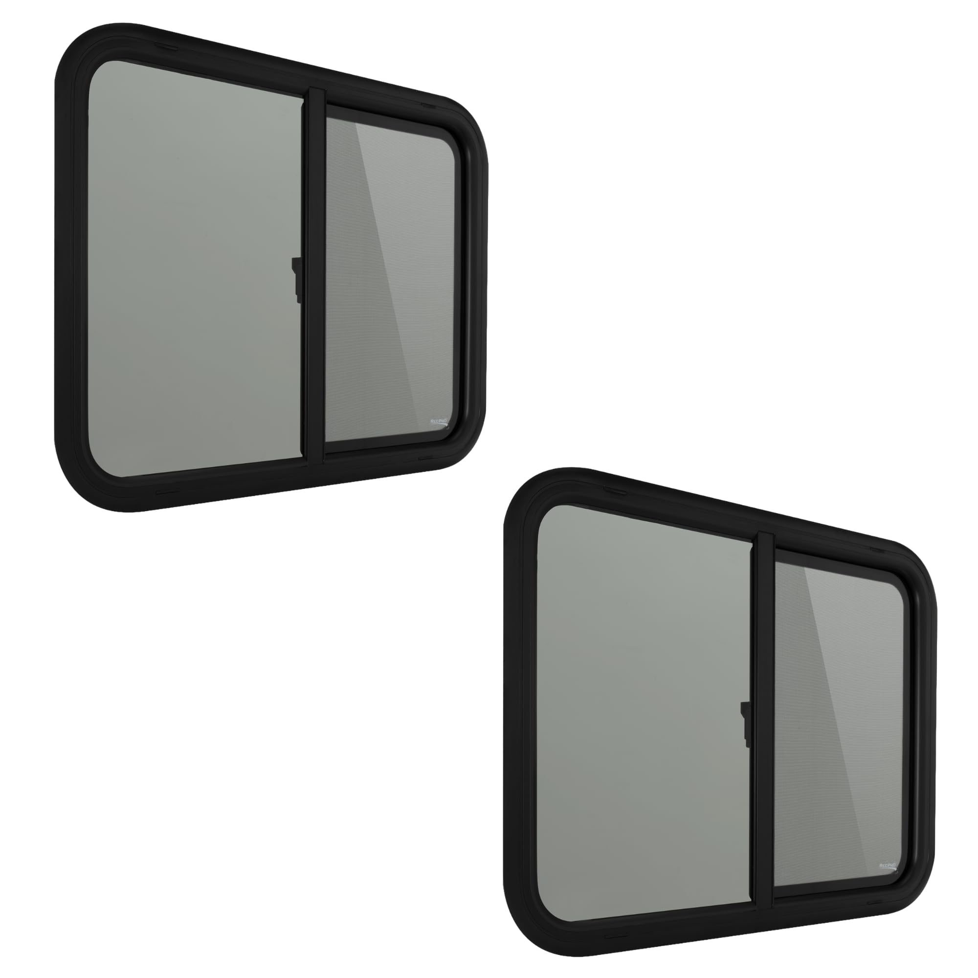 RecPro 30" x 24" RV Teardrop Window w/ Trim Kit