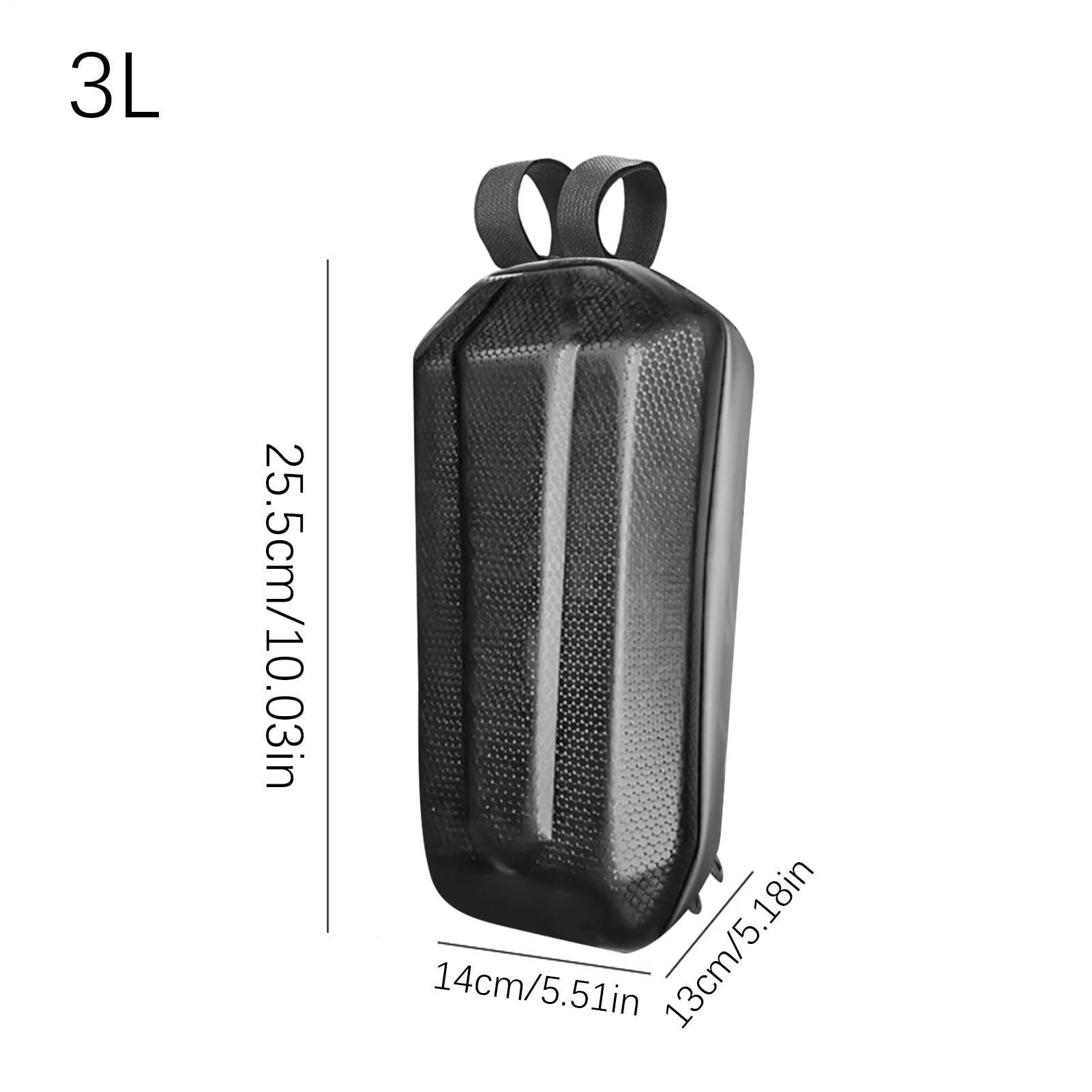 ZUIMENG Sac De Trottinette électrique 3L étanche – Fixation Rapide, Coque EVA, 20-45mm De Guidon
