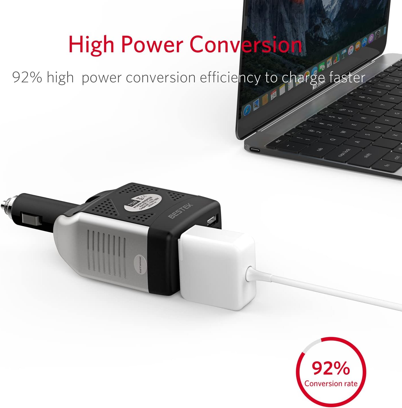 Best BESTEK 75W Power Inverter DC 12V to 110V AC Car Inverter Power Converter Popular BESTEK 75W Power Inverter DC 12V to 110V AC Car Inverter Power Converter