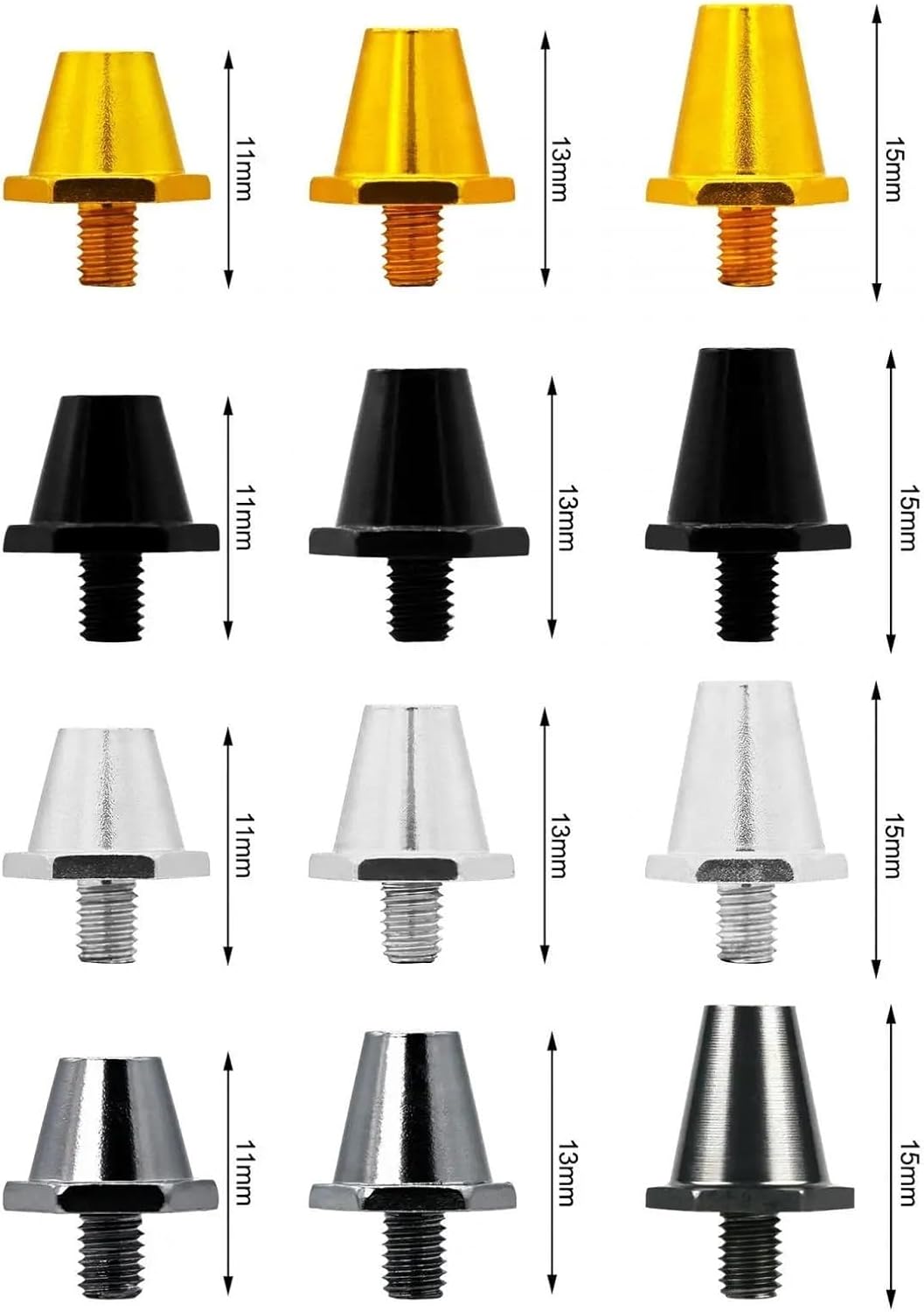 Football Boot Studs 40 PCS Football Boot Spikes M5 Soccer Shoe Studs for Athletic Sneakers Sports Outdoor Indoor Cleats