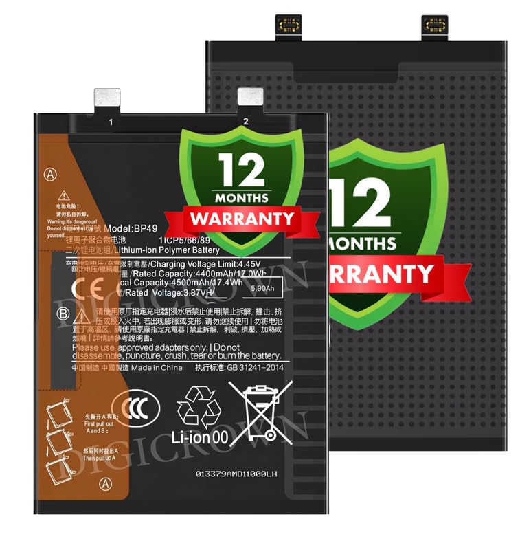 Image of Original BP49 Battery Compatible for Xiaomi Redmi K40S - (4500mAh) - 1 Year Warranty