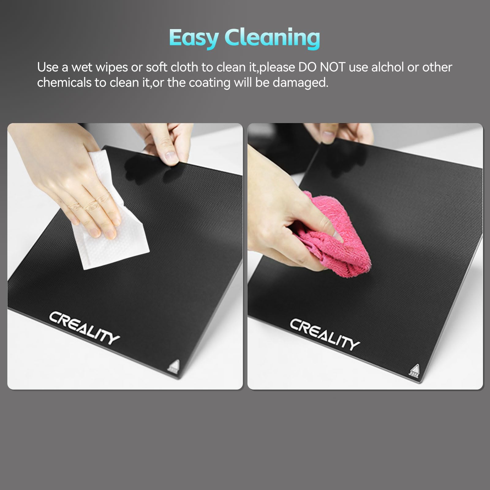 Creality Ender 3 Plateau en Verre pour Imprimante 3D Ender 3 V2 Neo Plaque de Construction Durcie pour Ender 3 Pro, Ender 3/Neo, Ender 5, CR-20 Pro, Ender 3 S1, Ender 3 S1 Pro, Sermoon Imprimante 3D