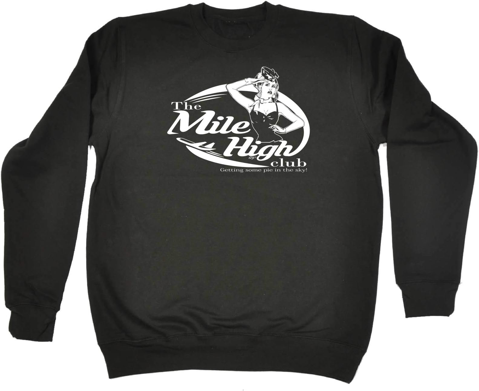 123tFunny Novelty Funny Sweatshirt - I Pull Out - Sweater Jumper