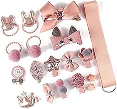 LIOTIZ Hair Jewelry Clip Set for Baby Bands for Girls, 18 pcs, Hairpins Braided Hair Clips for Women Girls Fashion Hairdressing Styling Tools Multicolor