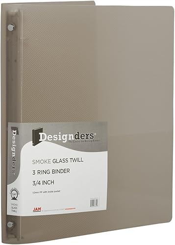 Miniatura 106 de JAM PAPER - Carpetas de plástico de 1 pulgada - Carpetas de 3 anillas surtidas (rojo, azul, verde y naranja) - Paquete de 4