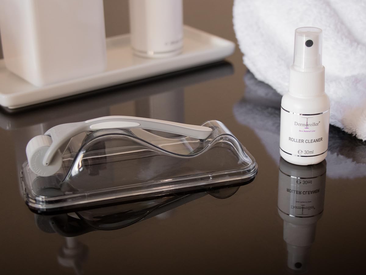 Dermaroller Home Care Microneedle Roller - 0.2mm Stainless Steel Derma Roller for Skin Care Exfoliation, Improved Texture, and Radiance on Face, Neck, and Décolleté - Image 4