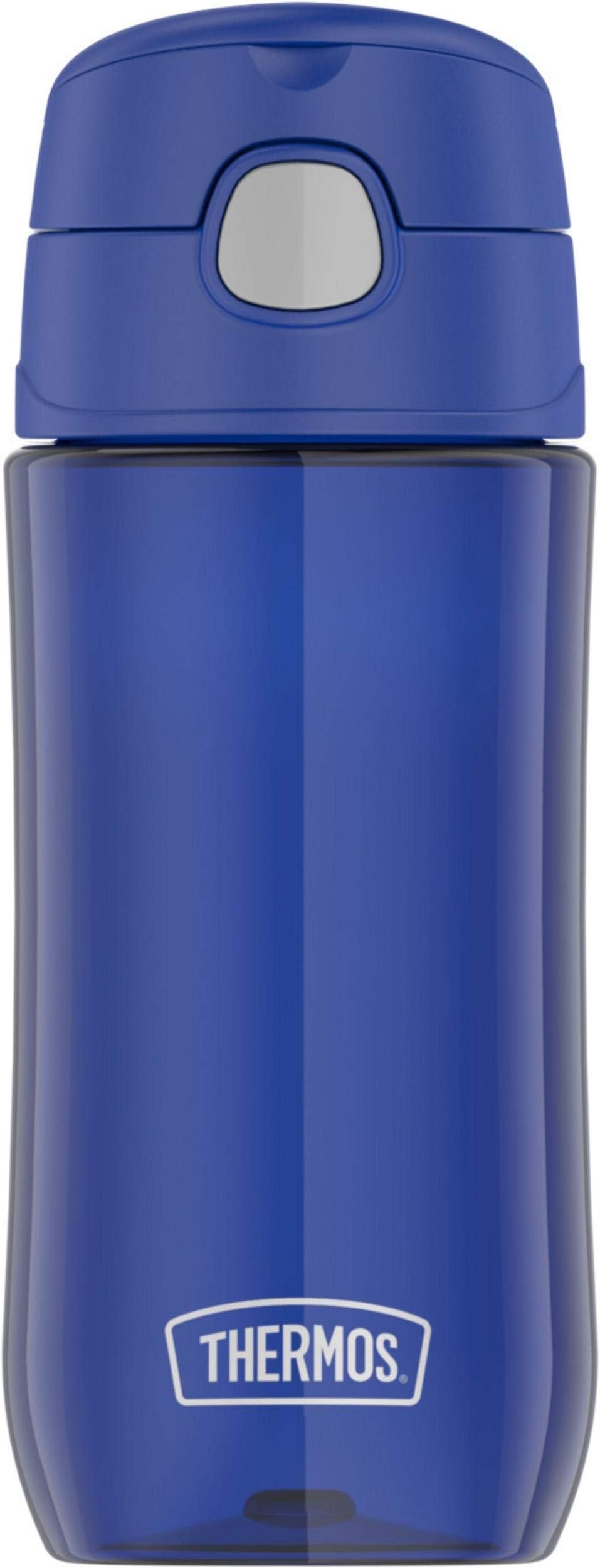 FUNTAINER 16 Ounce Plastic Hydration Bottle with Spout, Blueberry