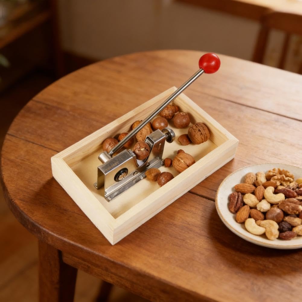 Outil de casse-noix très résistant – Décollement sans effort pour toutes les noix, idéal pour les personnes âgées et les mains arthritiques, parfait pour les noix de pécan et les noix, design durable