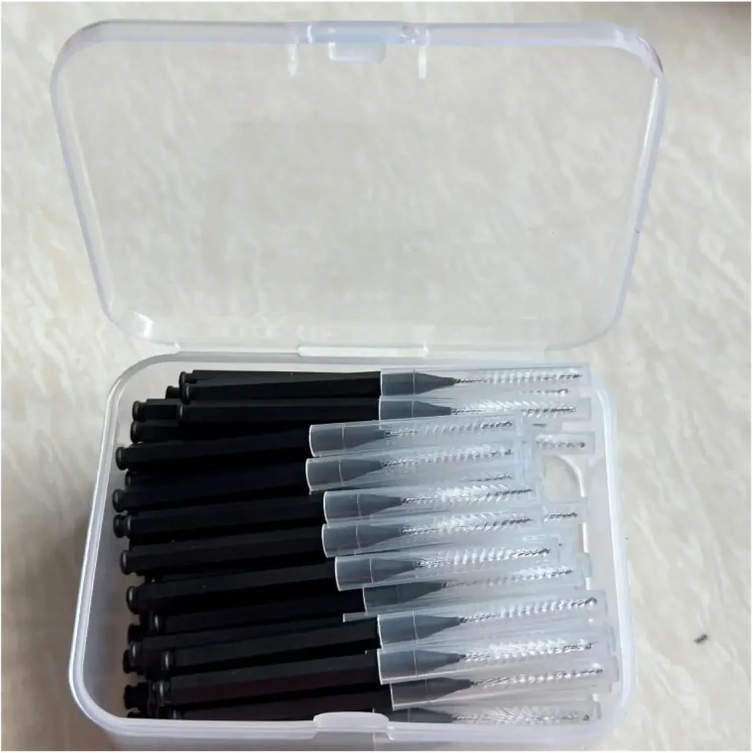 80 Pcs/Box I-Type Push Pull Interdental Brush 0.6-1.5Mm Cleaning Between Teeth Oral Care Tooth Floss(80pcs Mixed)