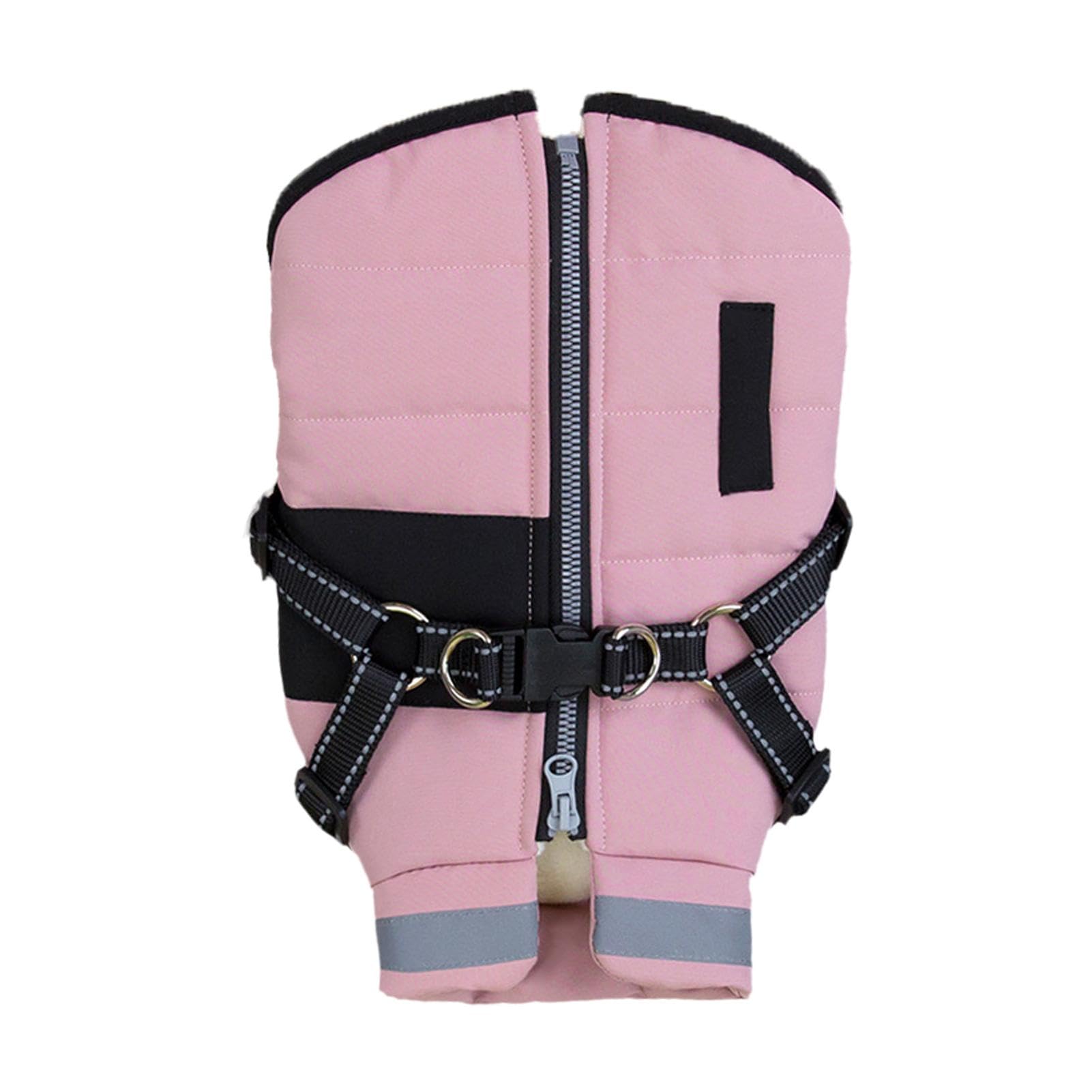 Manteau pour chien imperméable avec doublure chaude et rembourrée contre le gel et la pluie