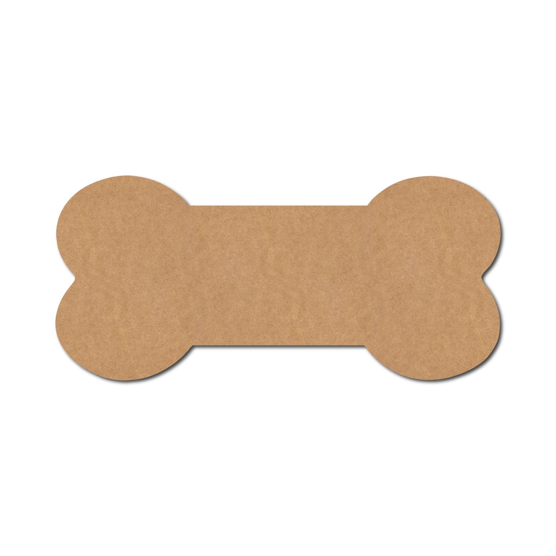 Dog Bone Cutout Design 1 - Premium MDF & Plywood Embellishments Laser Cut Craft Shapes for Scrapbooking, Card Making, DIY Decor, Weddings & Personalized Projects